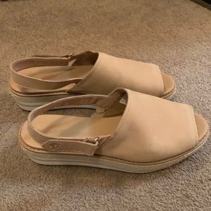 Timberland  slide strap nude sandal